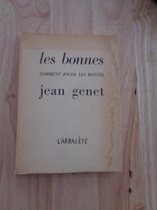 Les Bonnes, Comment Jouer Les Bonnes by Jean Genet SC 1963 - Picture 1 of 1