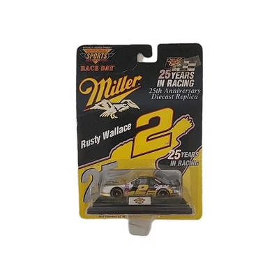 1/64 High Performance Sports NASCAR DieCast Car #2 Rusty Wallace Miller Beer Car - Image 1 of 4