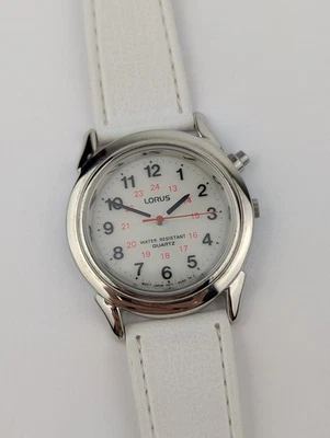 Reloj Lorus Tono Plata 33mm Correa Cuero Hombre De Colección NUEVO STOCK ANTIGUO Foto 1 de 4