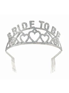 Official Forum Ladies Bride To Be Glitter Tiara - Picture 1 of 2