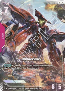 Shamblo Alternate Art Foil - GD01-047 NM - Gundam TCG Card Game - Picture 1 of 1