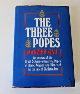 THE THREE POPES (1st UK Printing) Marzieh Gail 1969 HC Simon & Schuster - Picture 1 of 8