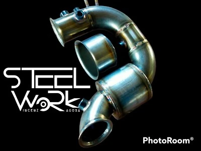 STEELWORK Downpipe 200 Celle Golf 7 TDI GTD INOX
