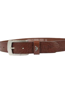 ARMANI JEANS Hombre Hombre Cinturón Cinturón Cuero Logo Marrón PVP: 80€ - Imagen 1 de 6