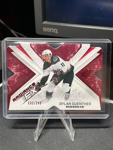Dylan Guenther 2022-23 SPx #RFX-86 Radiance FX Red /249 - Arizona Coyotes