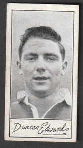 BARRATT Confectionary A4 Series Football DUNCAN EDWARDS MANCHESTER UNITED 1956 - Picture 1 of 2