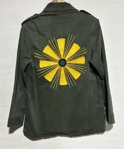 Madewell x JM Dry Goods Embroidered Jacket Women's Medium Rare - Picture 1 of 7