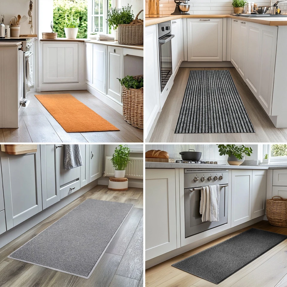 Non Slip Hall Runner Rug Long Hallway Runner Kitchen Carpet Door Mats Floor Mats - Image 1 of 1