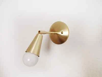 Mini Single Swivel Cone Wall Sconce - Reading Light - Modern - Minimalist - Beds - Image 1 of 4