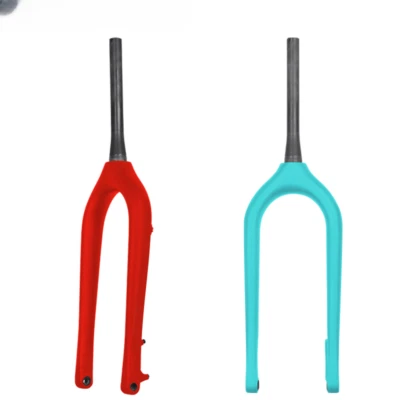 26*5.0 Inch Carbon Fiber Snow Bike Fat Fork Rigid Fork Thru Axle 150x15mm  - Image 1 of 4