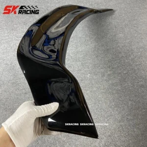 Glossy Black Rear Trunk Spoiler Wing Lip Trim Fits 2021-2024 Kia K5 New Style - Picture 1 of 16