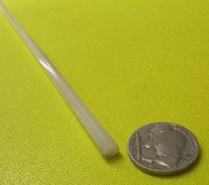 Varilla hexagonal de nailon 6/6 tinte natural de 3/16" (.188") hexagonal x 24" de longitud - Imagen 1 de 9