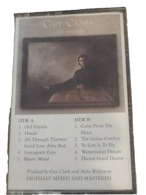 Guy Clark Old Friends 1988 Cassette Tape Sugar Hill - Image 1 of 4