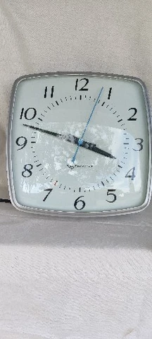 EDWARDS COMPANY  Wall  Clock Square 13x13 Cover