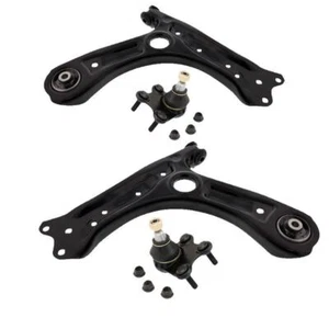 For Skoda Fabia Mk3 2014-2016 Lower Front Wishbones Suspension Arms Pair - Picture 1 of 4