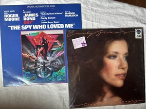 THE SPY WHO LOVED ME~CARLY SIMON LPS~Near mint/EX.~Cleaned/tested~Lowell George! - Picture 1 of 13