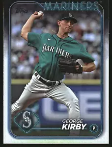 2024 Topps #75 George Kirby Rainbow Foil - Foto 1 di 2
