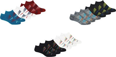 Calcetines Saucony para hombre con ventilación de fuegos artificiales rendimiento confort no show Foto 1 de 2