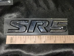 Logo new emblem Hood Gate Name chrome adhesive SR5 large - Bild 1 von 2