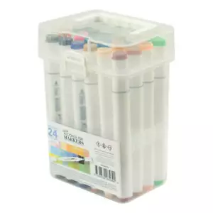 Paquete de 24 marcadores de tinta de alcohol de punta doble Couture Creations conjunto de 2 - Imagen 1 de 3