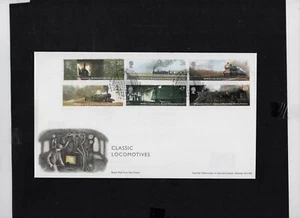 FREE POSTAGE 2004 F.D.C CLASSIC LOCOMOTIVES SET of 6 Excellent Quality - Picture 1 of 1