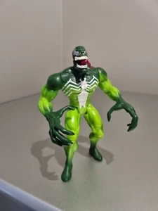 Rare Green Venom Verde Web Splashers Spiderman 5" Figure Marvel Toybiz 1997 - Picture 1 of 10