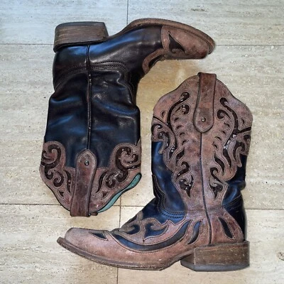 Botas Corral Mujer C1183 Punta Corta Lentejuelas 8.5M Foto 1 de 4