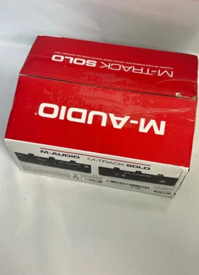 M-Audio M-Track Solo 2-Channel USB Audio Interface Streaming and Podcasting - Image 1 of 4