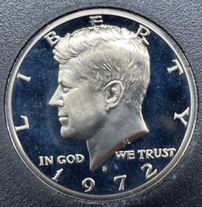 1972 S Kennedy Proof Half Dollar From Proof Set With Free Shipping - Picture 1 of 2