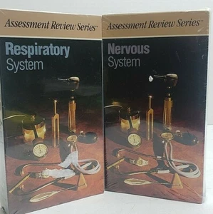 Lot of 2 Nervous System & Respiratory System (Assessment Review Series)VHS Tape  - Picture 1 of 6