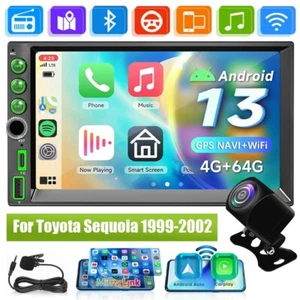 4+64G For Toyota Sequoia 1999-2002 Car Radio GPS Android 13 WiFi Carplay Stereo - Bild 1 von 14
