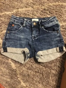 Hudson Denim Shorts- Girls Sz7 Slightly Used Stretch - Picture 1 of 5