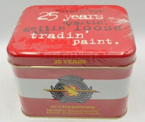 JUEGO DE CARTAS NASCAR WINSTON CUP 25 AÑOS DE CAMPEONES SELLADO POR IMPRESIONES METÁLICAS - Imagen 1 de 6