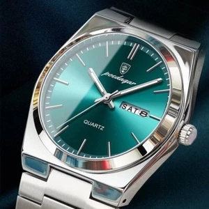 Classic Quartz Luminous Fashion Stainless Steel Waterproof Watch Men's Watch - Picture 1 of 24
