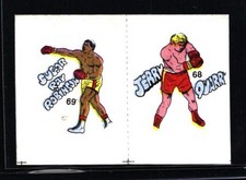 #6964 SUGAR RAY ROBINSON, JERRY QUARRY Rare 1985 Cromos De Boxeo Boxing Card