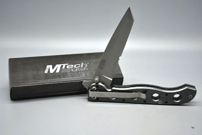 M-Tech USA Spec Ed Law Enforcement Knife, Color-Gray, A-805GB. New  in Box - Image 1 of 4