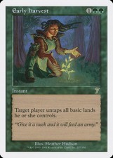 1 x MTG NM Early Harvest 7Th Edition Rare