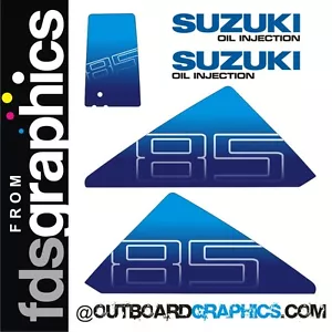 Suzuki DT85hp outboard engine decals/sticker kit - Picture 1 of 1