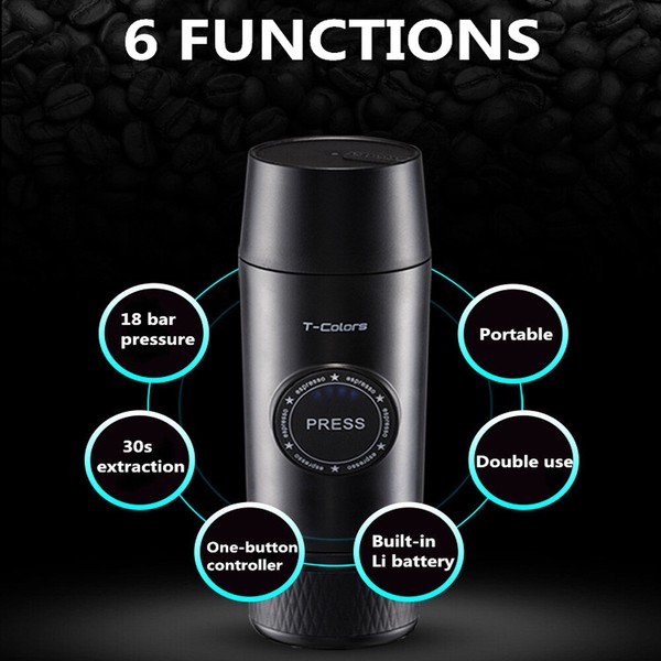 Coffee Maker Rechargeable Capsule Coffee Powder Extraction Coffee Maker Outdoor Photo Related