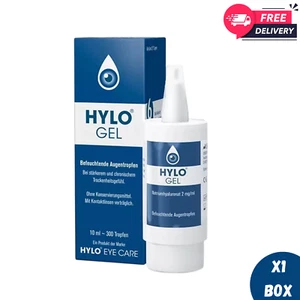 Hylo Gel 10ml Hyaluronic Eye Drops Ursapharm (EXP 2027) Free Shipping - Picture 1 of 6