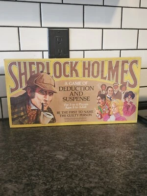 Sherlock Holmes Deduction And Suspense Board Game 1980 Whitman NOS Htf Rare - Image 1 of 4