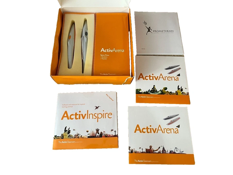 Promethean ActivArena ARAPEN4AC2 Smart Board 4 Digital Pen Set M1-3 - Image 1 of 1