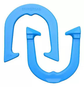 Imperial Pro Professional Pitching Horseshoes- Blue, One Pair, Made in USA - Picture 1 of 3