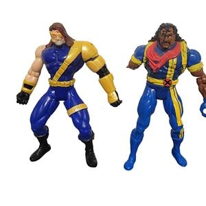Lot Of 2 Toy Biz Multicolor X Men Cyclops And Bishop Action Figure - Picture 1 of 8