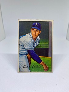 1952 Bowman # 46 Carl Scheib Old Vintage Baseball Card Set-Break FREE SHIPPING