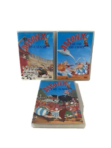 Asterix DVD Bundle x 3 Movies Caesar The GaulBig Fight Reg 4 PAL Animated Films - Bild 1 von 13