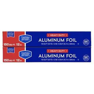 Berkley Jensen Heavy-Duty Aluminum Foil,18 IN 150 SQ Ft .(2 Pacs - Picture 1 of 1