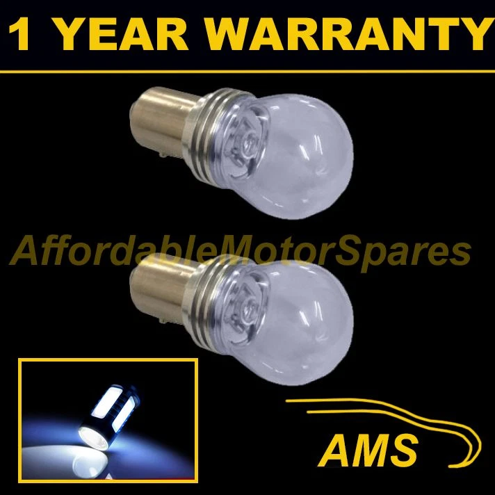 2X H8 WHITE 4 LED FRONT MAIN HIGH BEAM LIGHT BULBS CAR KIT XENON MB503501 - Image 1 of 1