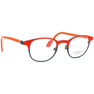 Face A Face Eyeglasses Harry 2 9533 Orange/Azure Square Frame France 46[]22 141 - Picture 1 of 6