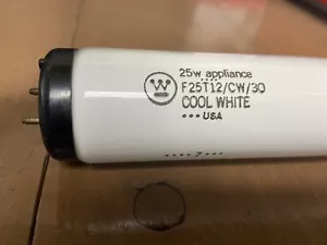 Westinghouse 25 Watt Appliance Bulb T12 Shape F25T12/CW/30 29.75" Cool White Tem - Picture 1 of 1